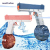 Pistolet à Eau Électrique | Rechargeable avec Grand Réservoir, Jouet d'Eau pour Enfants King of Toys