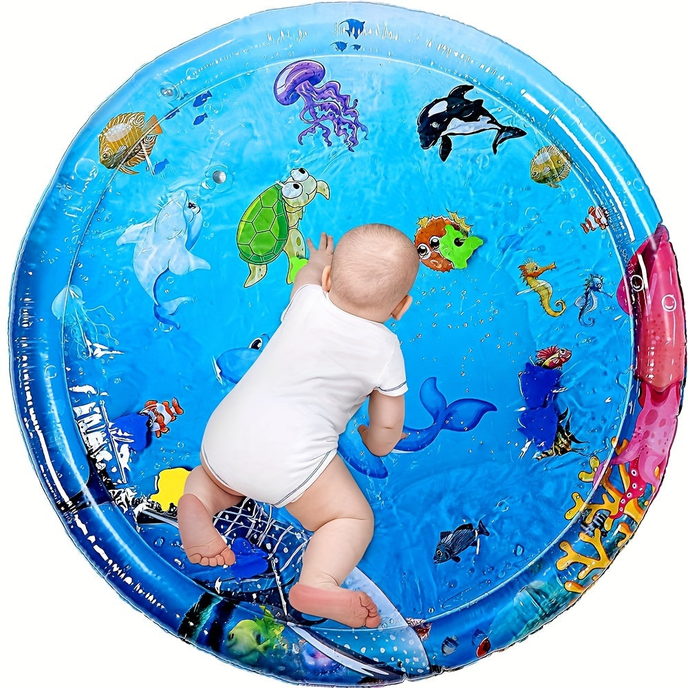 Tapis de Jeu Aquatique Dauphin – Stimule l’éveil sensoriel, PVC résistant pour tout-petits King of Toys