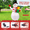 Décorations Gonflables de Noël 1pc 5FT Bonhomme de Neige avec Lumières LED Rotatives à 360° - Décor Extérieur et Intérieur King of Toys