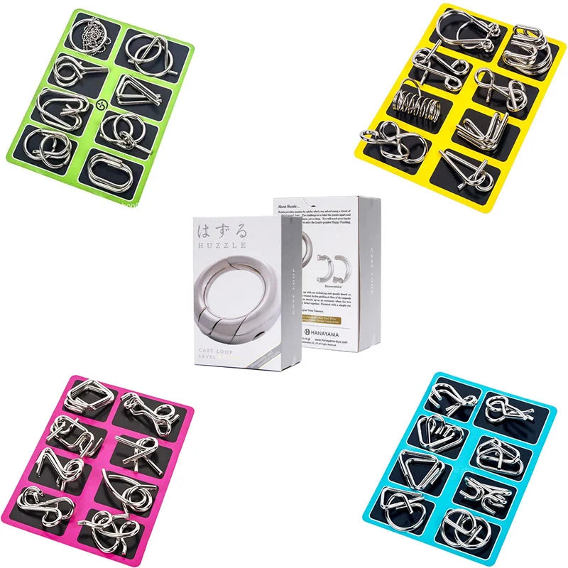 Les puzzles en métal améliorent les capacités cognitives | Puzzle intellectuel Jouets pour enfants King of Toys