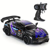 Voiture de drift télécommandée à grande vitesse avec lumières clignotantes LED - Mode Drift Batterie Li-Po rechargeable par USB, châssis robuste - Course pour enfants et adultes
