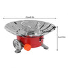 Réchaud à Gaz Portable pour Camping l Résistant au Vent, Allumage Piézo & Contrôle de Flamme l Extérieur & Mini King of Toys