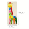 Puzzle Éducatif d'Animaux pour Enfants | Puzzle d'Apprentissage en Bois avec Boucles - Pour Enfants de 3 à 6 Ans King of Toys