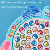 45 pièces Jouet de pêche électrique avec musique | Modèles de pêche rotatifs avec hameçons et autocollants mignons, cadeau pour enfants King of Toys