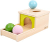 Boîte à Objets Montessori avec Trois Balles l Bébé de 6 à 12 Mois De Speelgoed Koning