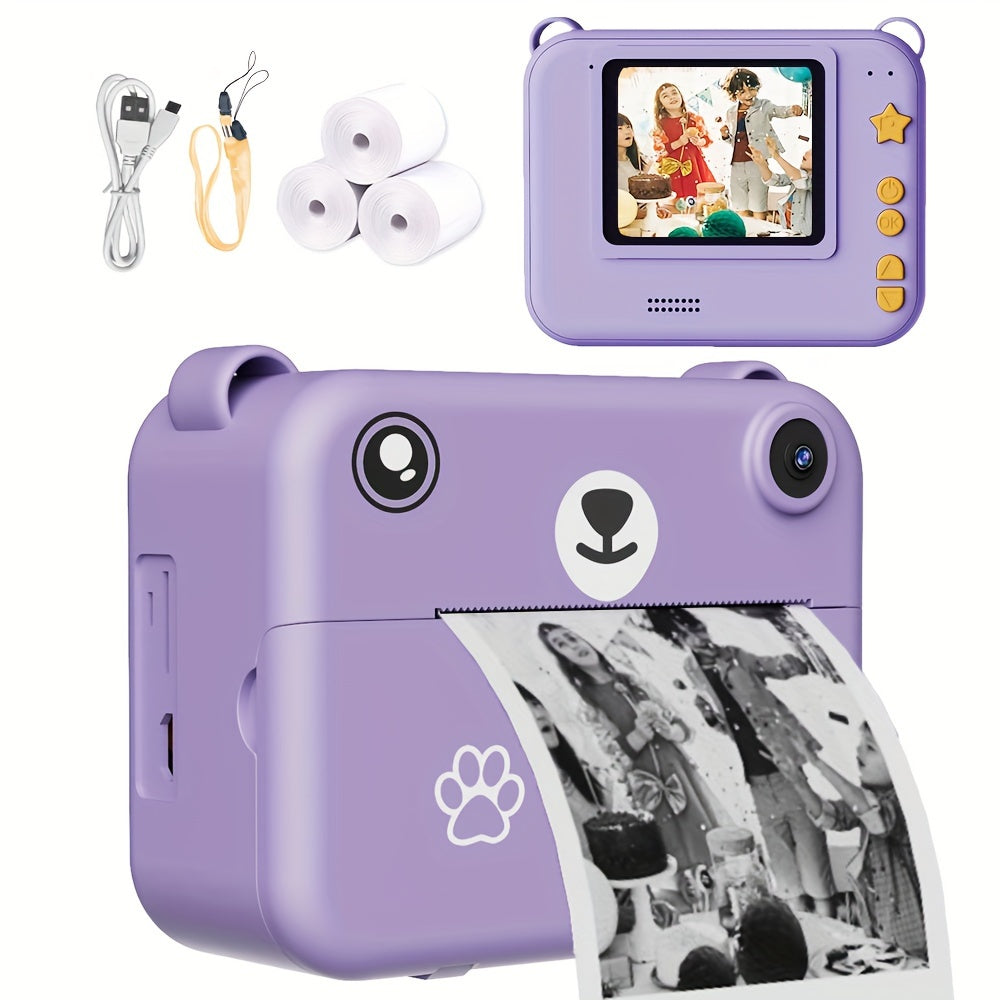 Appareil Photo Numérique Instantané pour Enfants | Appareil de capture avec fonction d'impression pour enfants de 3 à 12+ ans King of Toys