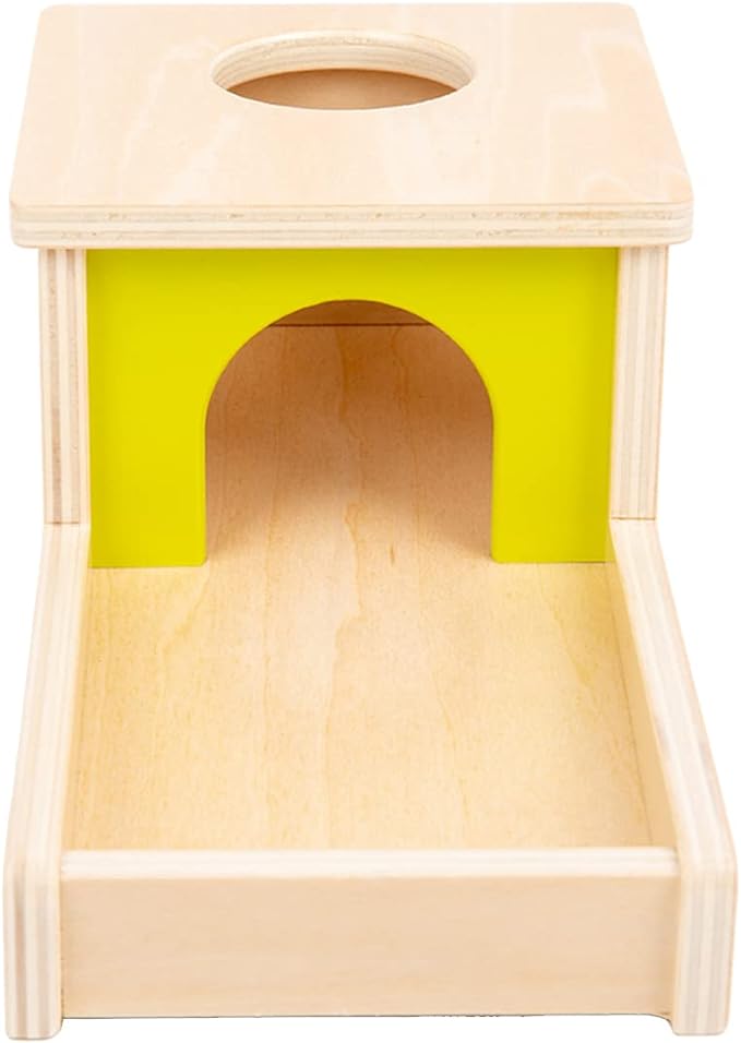 Boîte à Objets Montessori avec Trois Balles l Bébé de 6 à 12 Mois De Speelgoed Koning