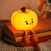 Lampe de Nuit Citrouille | Lampe LED Rechargeable Tactile de Chevet en Silicone Dimmer pour Enfants King of Toys