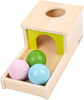 Boîte à Objets Montessori avec Trois Balles l Bébé de 6 à 12 Mois De Speelgoed Koning