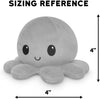 Peluche Octopus Réversible - Violet + Bleu - Mignons Animaux en Peluche Sensory Fidget Qui Montre Votre Humeur, Bleu en Colère + Violet Heureux, 10 cm De Speelgoed Koning
