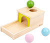 Boîte à Objets Montessori avec Trois Balles l Bébé de 6 à 12 Mois De Speelgoed Koning