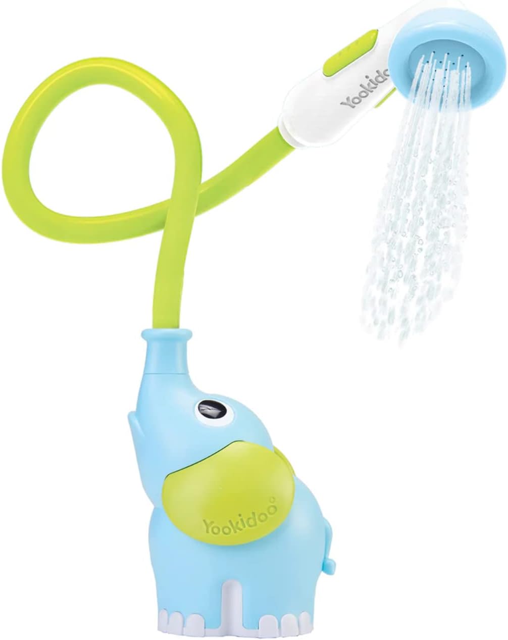 Pomme de Douche Éléphant Yookidoo pour Bébé - Jouet de Bain à Pompe d'Eau Interactif pour Nouveau-Né et Tout-Petit