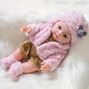 Poupée Reborn 30cm/12 pouces - Poupée Bébé Réaliste avec Bonnet, Chaussettes et Sucette - Cadeau de Festival King of Toys