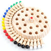 Jeu d'Échecs Mémoire en Bois pour Tout-Petits et Enfants l Montessori 3,4,5,6,7,8 Ans Garçons & Filles King of Toys