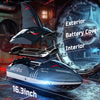 SharkWave Bateau RC 30KM/H – Moteur brushless ultra-rapide avec LED, jouet de course étanche 2.4GHz