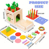 Parc Montessori en Bois 8-en-1 - Jeu Éducatif pour Bébé de 8 Mois Speelgoed Koning