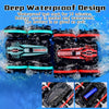 Voiture télécommandée double contrôle - Deux télécommandes, un geste et une poignée, véhicule RC submersible, voiture cascadeur, jouet, cadeau surprise.