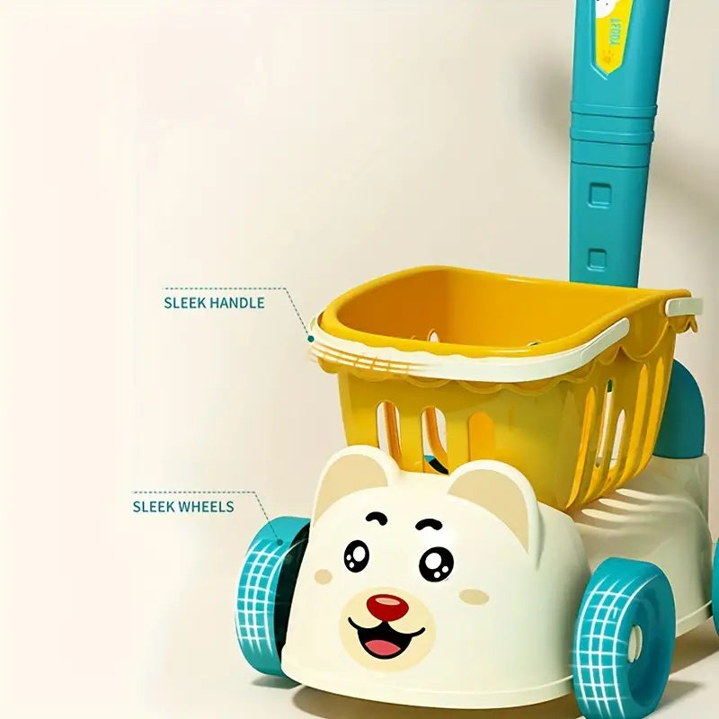 Bear Supermarket Shopping Cart Toy Cart Speelgoed Koning
