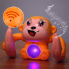 Singe Interactif Lumineux – Jouet Marchant avec Tête Mobile | Cadeau Ludique pour Enfants et Bébés