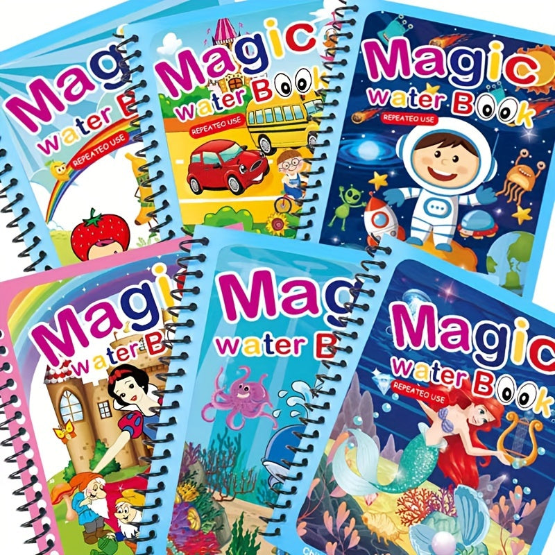 Livres de Coloriage à l'Eau | Peinture à l'Eau pour Tout-Petits King of Toys