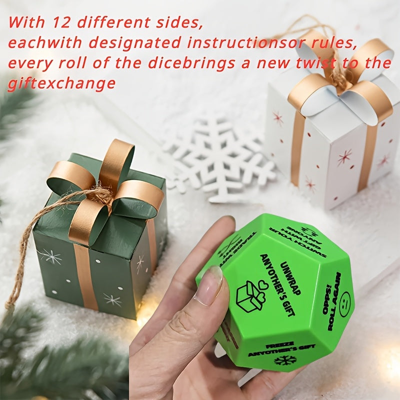 Dé Surprise de Noël de Santa - Dé à 12 Faces Unique - Jeu Festif pour Enfants & Adultes - Parfait pour les Fêtes de Noël King of Toys