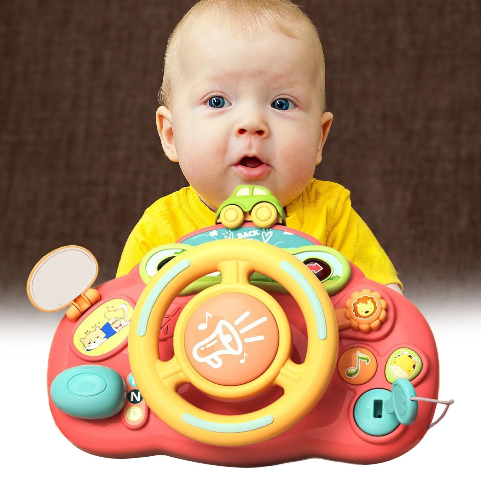 Baby Steering Wheel - Steering Wheel Toy for babies from 6 months Speelgoed Koning
