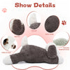 Chien en Peluche Lesté – 1,8 kg avec Perles Chauffantes Micro-ondes | Jouet Réconfortant Chauffant pour Enfants & Adultes, Sans Parfum, Yeux 3D Mignons