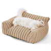Grand lit orthopédique lavable et moelleux pour chien | Canapé-lit pour animaux, cadeau idéal pour les amoureux des chiens King of Toys