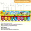 Tapis Musical Interactif pour Enfants – Clavier Piano avec 24 Sons & Animaux Amusants