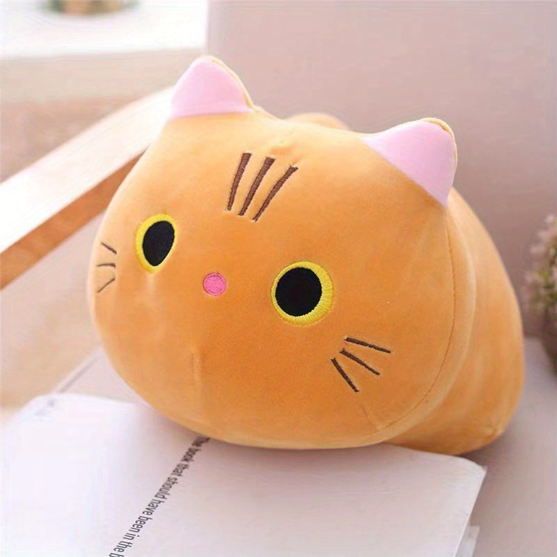 Peluche Chat Mignon | Jouets en Forme de Chat en Peluche Douce, Coussin Animal pour Noël