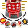 Jouet de Pompiers 4-en-1 avec Camion & Hélicoptère – Jeu Électronique pour Enfants Cadeau Anniversaire