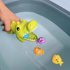 Jouet de Bain Créatif | Crocodile Mangeant des Petits Poissons Éducatif | Jouet de Bain Fun pour Enfants 18 Mois+ | Couleurs Aléatoires King of Toys