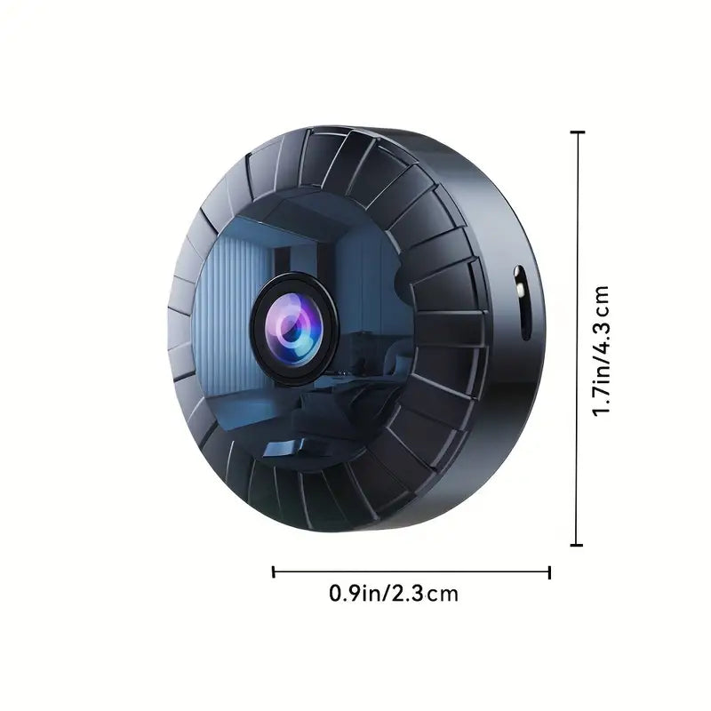 Mini caméra WiFI 4K l Caméra de sécurité noire pour la maison et l'extérieur l Étanche Speelgoed Koning