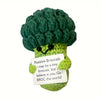 Peluche Brocoli Crocheté à la Main | Décoration de Noël et Cadeau Festif avec Carte Positive King of Toys