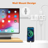 Multiprise avec Protection Contre les Surtensions à 6 Prises | Cordon d'Alimentation 1,5 m avec 3 Ports USB, Extendeur de Prise Murale King of Toys
