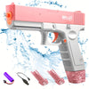 Pistolet à Eau Électrique | Rechargeable avec Grand Réservoir, Jouet d'Eau pour Enfants King of Toys