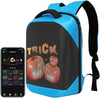 Sac à Dos Multifonctionnel pour Ordinateur Portable avec LED | Pour Adolescents et Adultes | Changez les Graphismes avec l'Application King of Toys