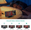 Radio-réveil avec projecteur et fonction de répétition l Horloge électronique à LED l Luminosité réglable l De Speelgoedkoning