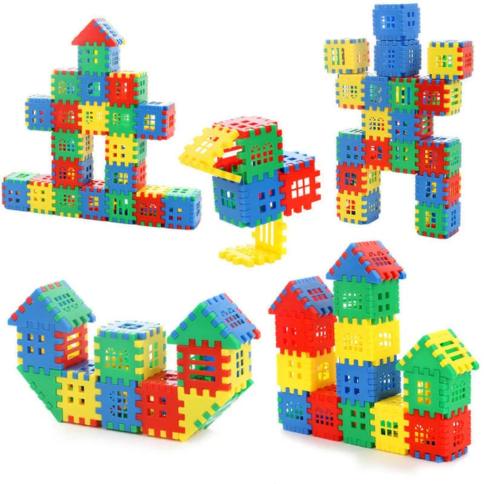 Blocs de construction gaufrés pour enfants - Jouets à partir de 2 ans, clics toys Speelgoed Koning