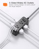 Multiprise avec Protection Contre les Surtensions à 6 Prises | Cordon d'Alimentation 1,5 m avec 3 Ports USB, Extendeur de Prise Murale King of Toys