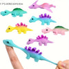 Mini Jouets Dino à Propulser 6pcs | Faveurs de Fête Drôles et Cadeaux Halloween King of Toys