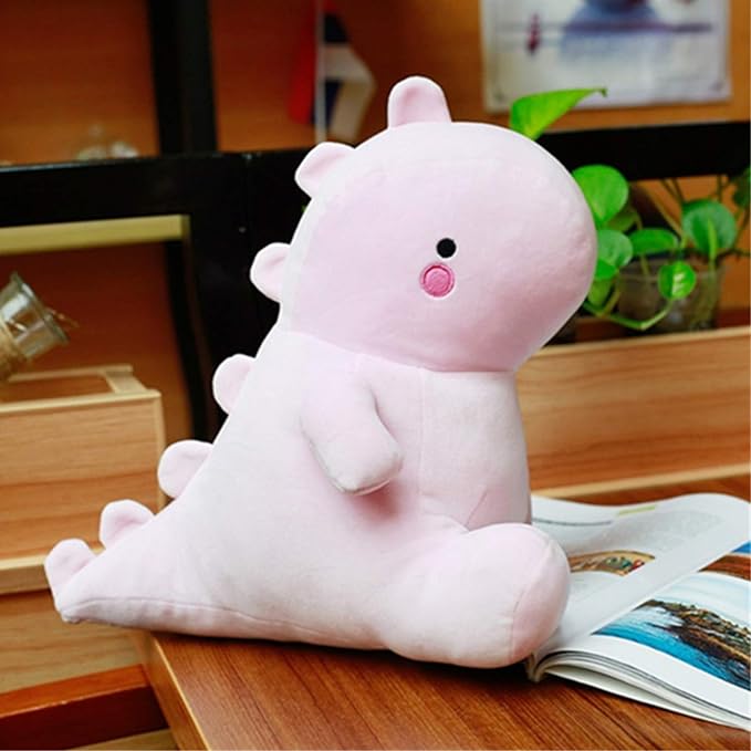 Peluche Dinosaure Rose Mignonne pour Bébés et Jeunes Enfants - Filles et Garçons De Speelgoed Koning