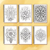 Livre de Coloriage à Spirale pour Ados & Adultes – 30 Motifs Uniques, Papier 100g, Détente et Cadeaux