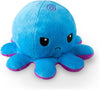 Peluche Octopus Réversible - Violet + Bleu - Mignons Animaux en Peluche Sensory Fidget Qui Montre Votre Humeur, Bleu en Colère + Violet Heureux, 10 cm De Speelgoed Koning