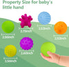 Balles Sensorielle pour Bébé | Ensemble de Balles Texturées Colorées Montessori pour Bébé de 6 à 12 Mois King of Toys