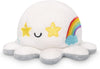 Peluche Octopus Réversible - Violet + Bleu - Mignons Animaux en Peluche Sensory Fidget Qui Montre Votre Humeur, Bleu en Colère + Violet Heureux, 10 cm De Speelgoed Koning