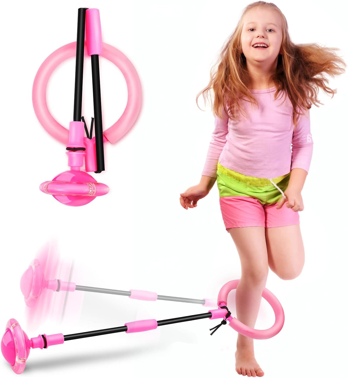 Ballon Skippy Portable et Pliable - Jouet d'Extérieur pour Enfants de 6 Ans et Plus Speelgoed Koning