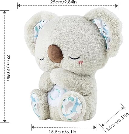 Koala Apaisant avec Battement de Cœur pour Soulager l'Anxiété | Pour Bébés, Tout-Petits et Adultes de 1, 2, 3, 4+ Ans King of Toys