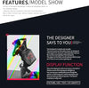 Sac à Dos Multifonctionnel pour Ordinateur Portable avec LED | Pour Adolescents et Adultes | Changez les Graphismes avec l'Application King of Toys