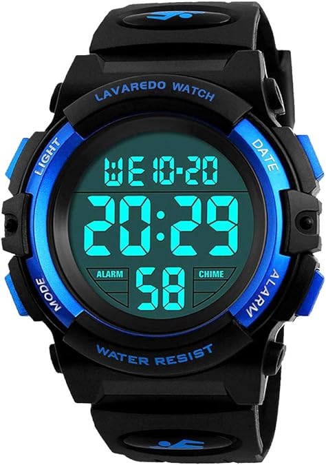 Montre sport numérique pour enfants l pour 3-15 ans - Garçons De Speelgoed Koning